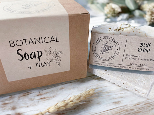 Botanical Soap Bar + Tray