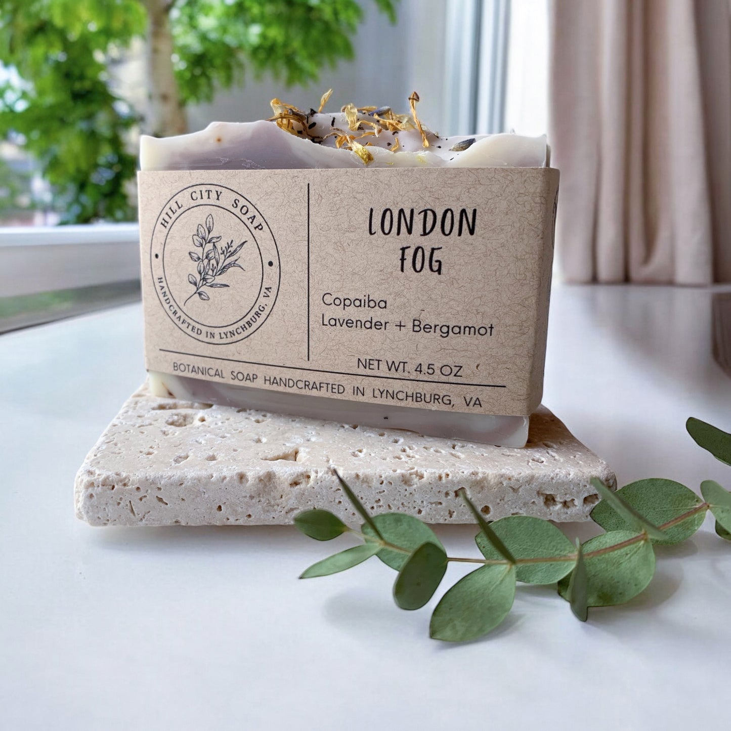 Botanical Soap Bar + Tray